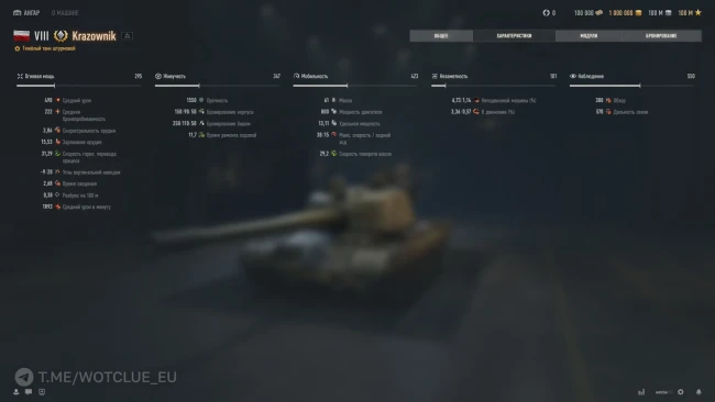 Польский тяжёлый танк Krazownik на супертесте World of Tanks