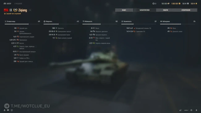 Китайский средний танк Ziqiang на супертесте World of Tanks