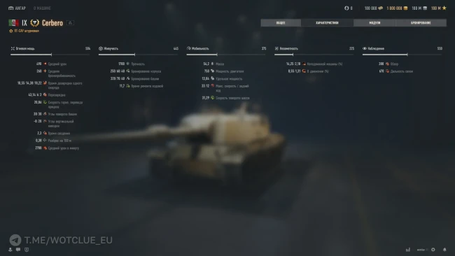 Итальянский премиум танк Cerbero на супертесте World of Tanks