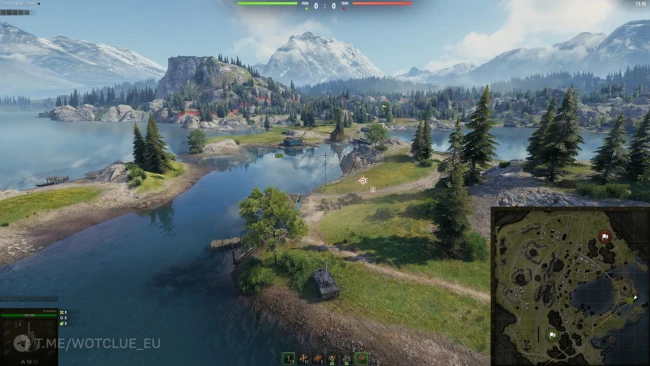 Изменение карты «Тихий берег» в обновлении 2.2.1 World of Tanks