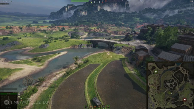 Изменение карты «Жемчужная река» в обновлении 2.2.1 World of Tanks