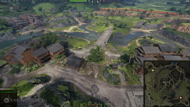 Изменение карты «Жемчужная река» в обновлении 2.2.1 World of Tanks