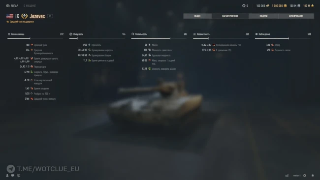 Новый танк Jezevec  на супертесте World of Tanks