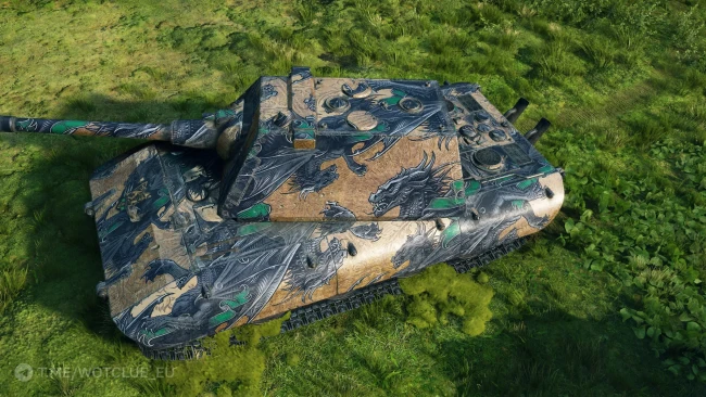 2D-стиль «Король драконов (нефритовый)» для Натиска в World of Tanks