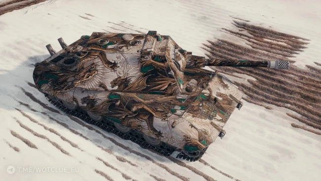 2D-стиль «Король драконов (нефритовый)» для Натиска в World of Tanks