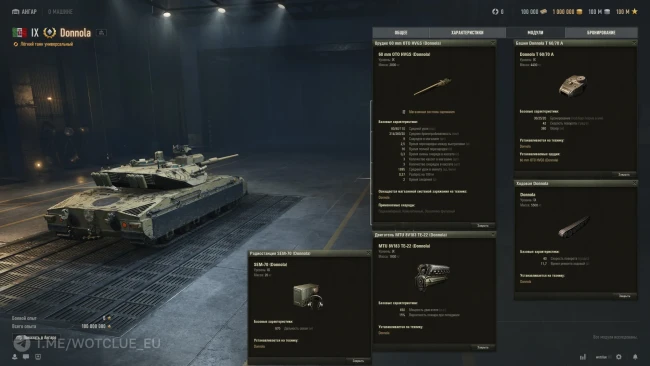 Итальянский лёгкий премиум танк Donnola на супертесте World of Tanks