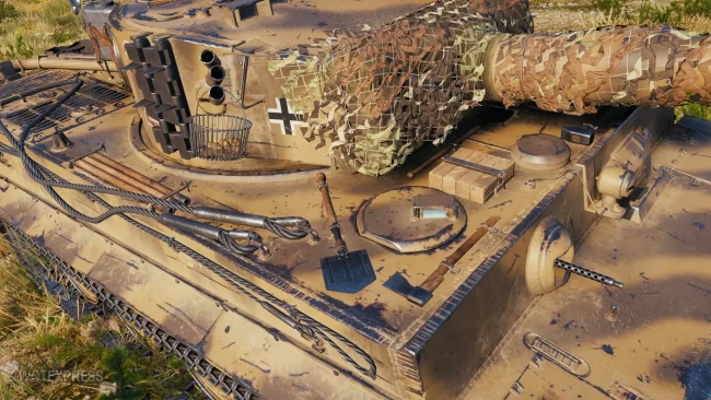 3D-стиль «Кампфгруппа Sandsturm» на прокачиваемого Tiger I в World of Tanks