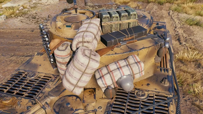 3D-стиль «Кампфгруппа Sandsturm» на прокачиваемого Tiger I в World of Tanks