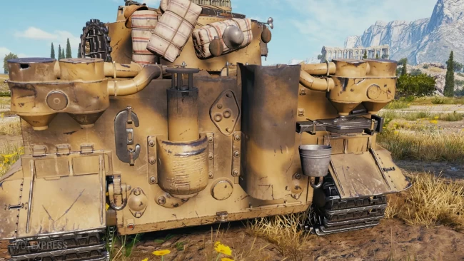 3D-стиль «Кампфгруппа Sandsturm» на прокачиваемого Tiger I в World of Tanks