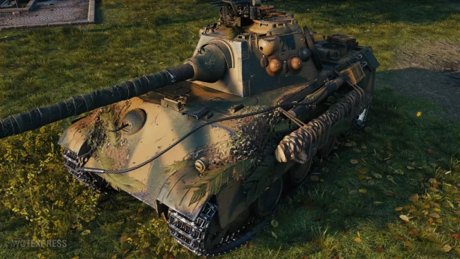 Историчный 3D-стиль «Цвайхундертцвельф» на прокачиваемую Panther в World of Tanks