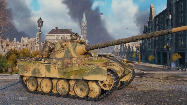 Историчный 3D-стиль «Цвайхундертцвельф» на прокачиваемую Panther в World of Tanks