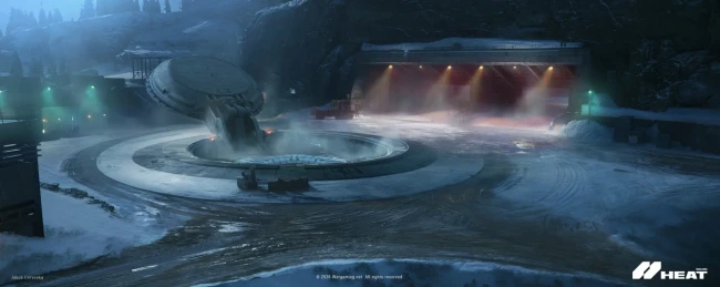 Концепт-арты вышедшей зимней карты «Норд Око» в WoT: HEAT