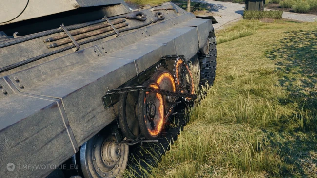 3D-объект «Трофейные катки» из обновления 2.3.1 в World of Tanks