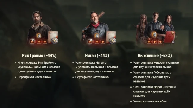 Наборы The Walking Dead: боритесь за выживание в World of Tanks