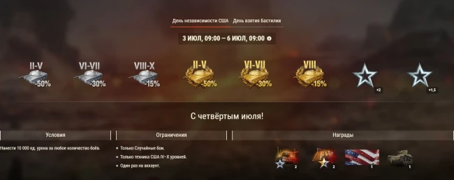 Акция «Едины в свободе» в World of Tanks: воля куётся в боях! Акция «Едины в свободе» в World of Tanks: воля куётся в боях!