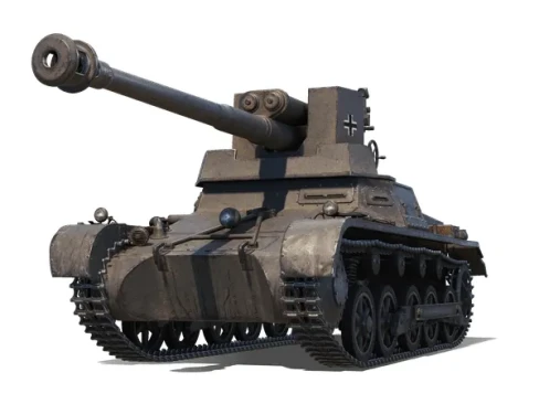 Премиум ПТ-САУ 3 уровня Panzerjäger I mit 7,5 cm на супертесте World of Tanks