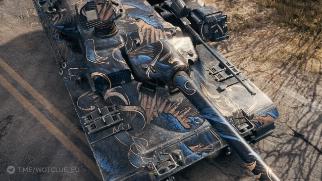 2D-стиль «Неугасимое пламя» из первого сезона Натиска год Феникса в World of Tanks
