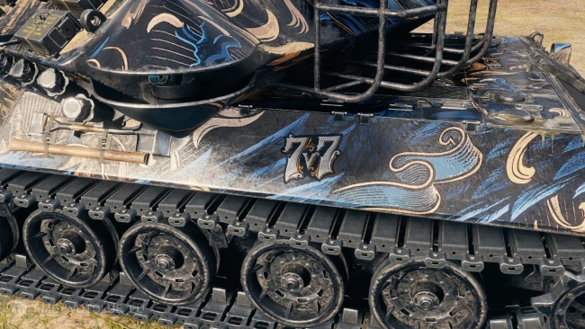 2D-стиль «Неугасимое пламя» из первого сезона Натиска год Феникса в World of Tanks