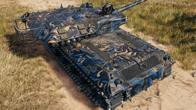 2D-стиль «Неугасимое пламя» из первого сезона Натиска год Феникса в World of Tanks