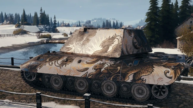 2D-стиль «Король драконов» из первого сезона Натиска год Феникса в World of Tanks