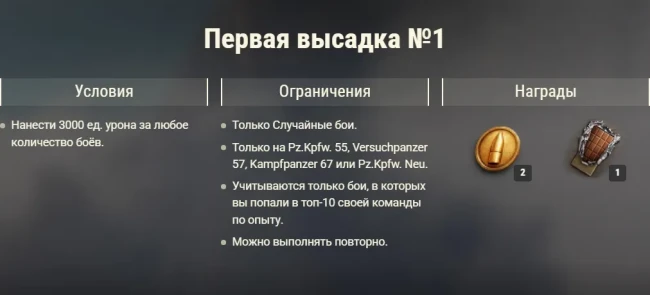«Первая высадка»: встречаем новых немецких «тяжей» в World of Tanks
