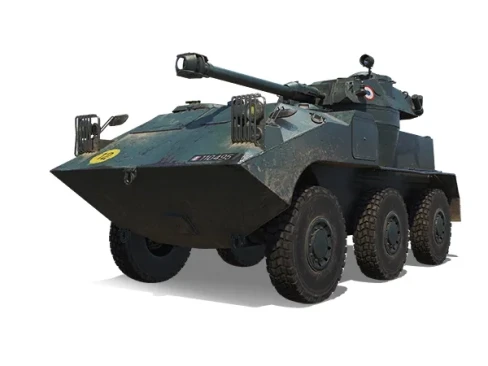 Колёсный лёгкий танк 9 уровня Panhard M6 Proto на супертесте World of Tanks