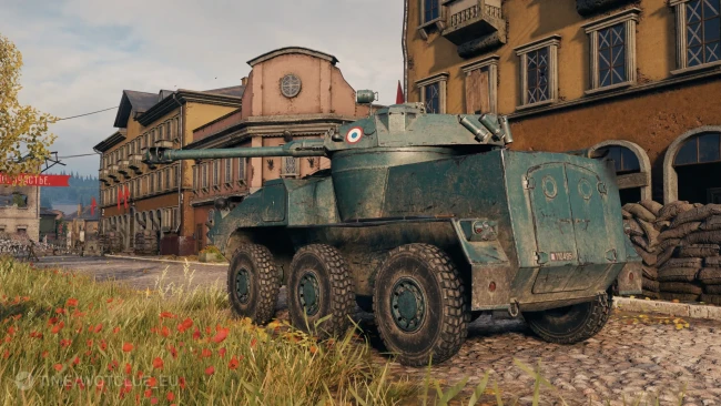 Скриншоты танка Panhard M6 с супертеста World of Tanks