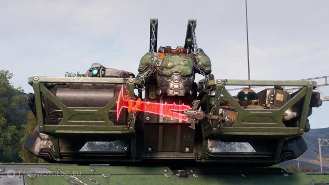 3D-стиль «FV225 Mk. BFG» с бензопилами и особыми эффектами для FV225 Collector — World of Tanks 3D-стиль «FV225 Mk. BFG» с бензопилами и особыми эффектами для FV225 Collector — World of Tanks