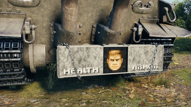 Второе обновление за 1 октября: в 2.4_6 исправят 3D-объект из коллаборации DOOM — World of Tanks