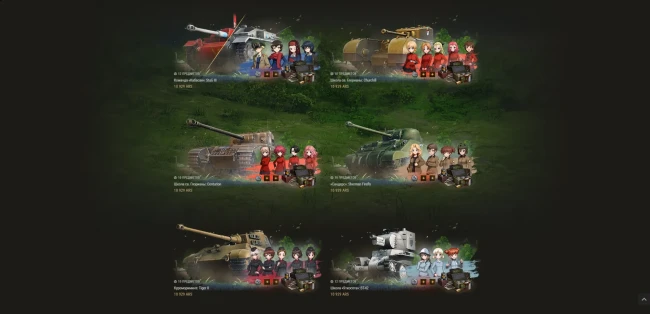 Girls und Panzer возвращается в World of Tanks: новый танк, экипаж и наборы из аниме