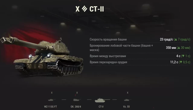 Большой ребаланс WOT: НЕРФ T95/FV4201 Chieftain, Объект 279 (р), Vz. 55, Объект 268 Вариант 4 и АПы СТ-II, WZ-113G FT