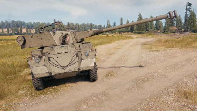 FV601 Saladin из обновления 1.22 в World of Tanks