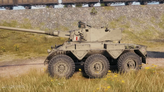 FV601 Saladin из обновления 1.22 в World of Tanks
