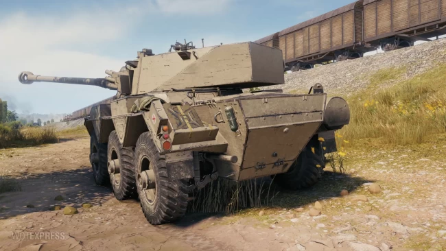 FV601 Saladin из обновления 1.22 в World of Tanks