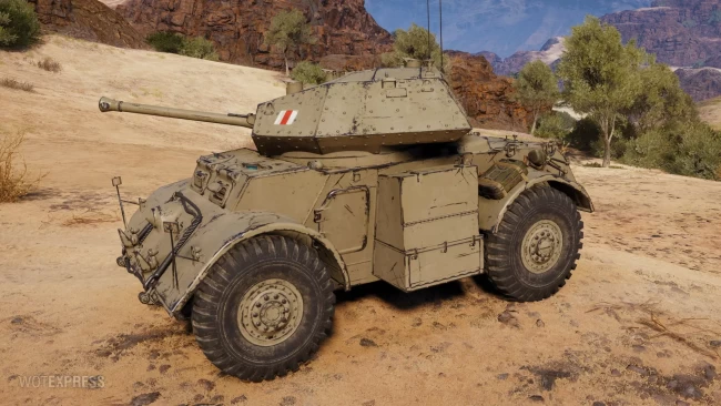 Staghound Mk. III из обновления 1.22 в World of Tanks