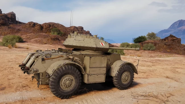 Staghound Mk. III из обновления 1.22 в World of Tanks