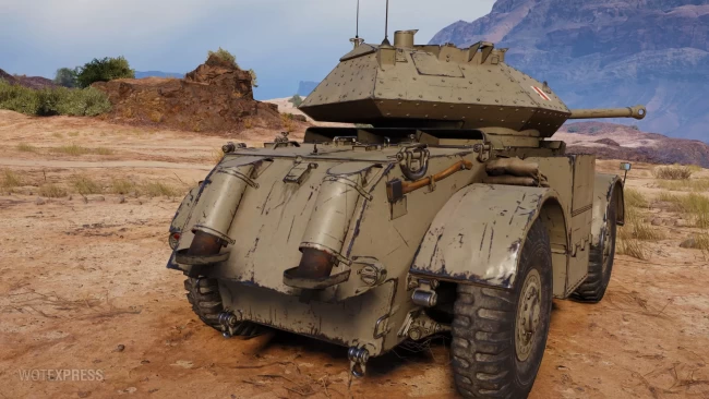 Staghound Mk. III из обновления 1.22 в World of Tanks