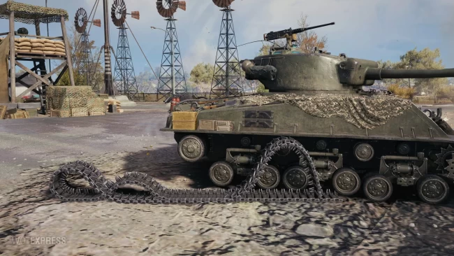 Историчный 3D-стиль «NewOnBoarding» для M4A3E8 Sherman в World of Tanks