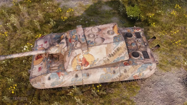 2D-стиль «Лунный кролик» из 1.22 в World of Tanks