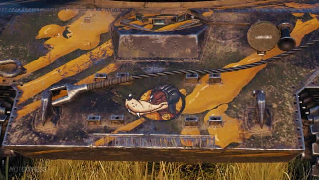 2D-стиль «Пёс за рулём» в World of Tanks