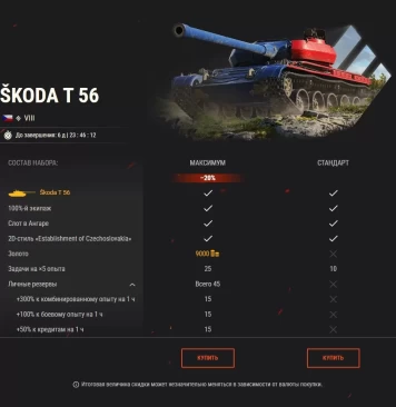 Боевая задача и наборы в честь независимости Чехословакии в World of Tanks