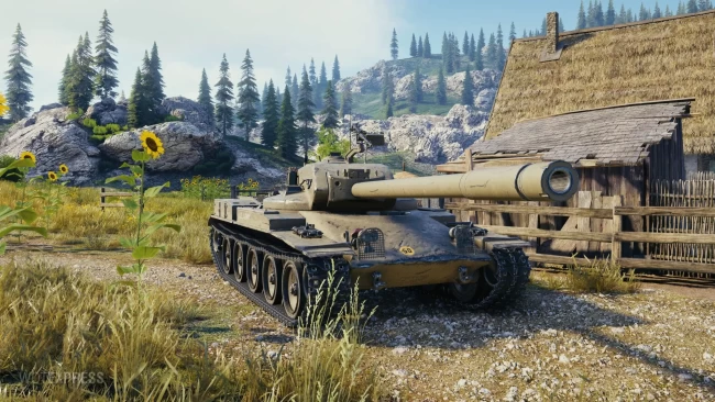 Скриншоты танка AAT60 с супертеста World of Tanks
