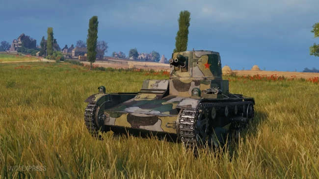 Vickers 6 ton из обновления 1.23 в World of Tanks
