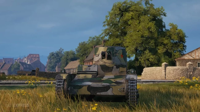 Vickers 6 ton из обновления 1.23 в World of Tanks