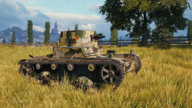 Vickers 6 ton из обновления 1.23 в World of Tanks