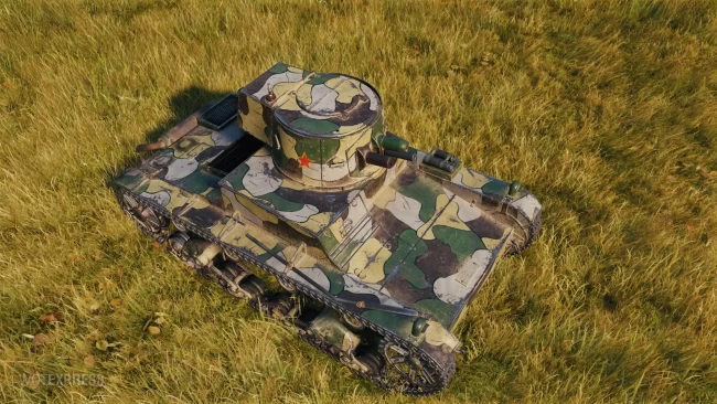 Vickers 6 ton из обновления 1.23 в World of Tanks