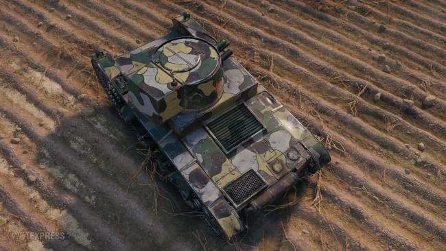 Vickers 6 ton из обновления 1.23 в World of Tanks