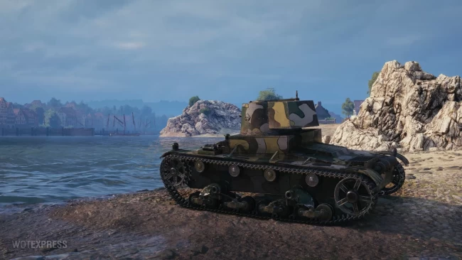 Vickers 6 ton из обновления 1.23 в World of Tanks