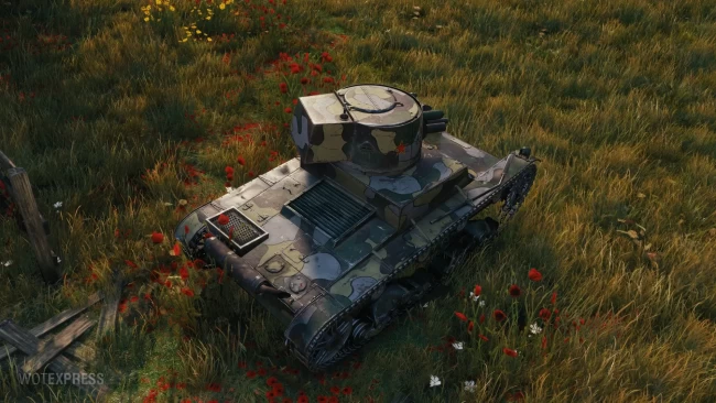 Vickers 6 ton из обновления 1.23 в World of Tanks