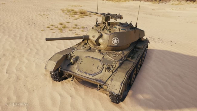 M24 Chaffee No. 594 из обновления 1.23 в World of Tanks